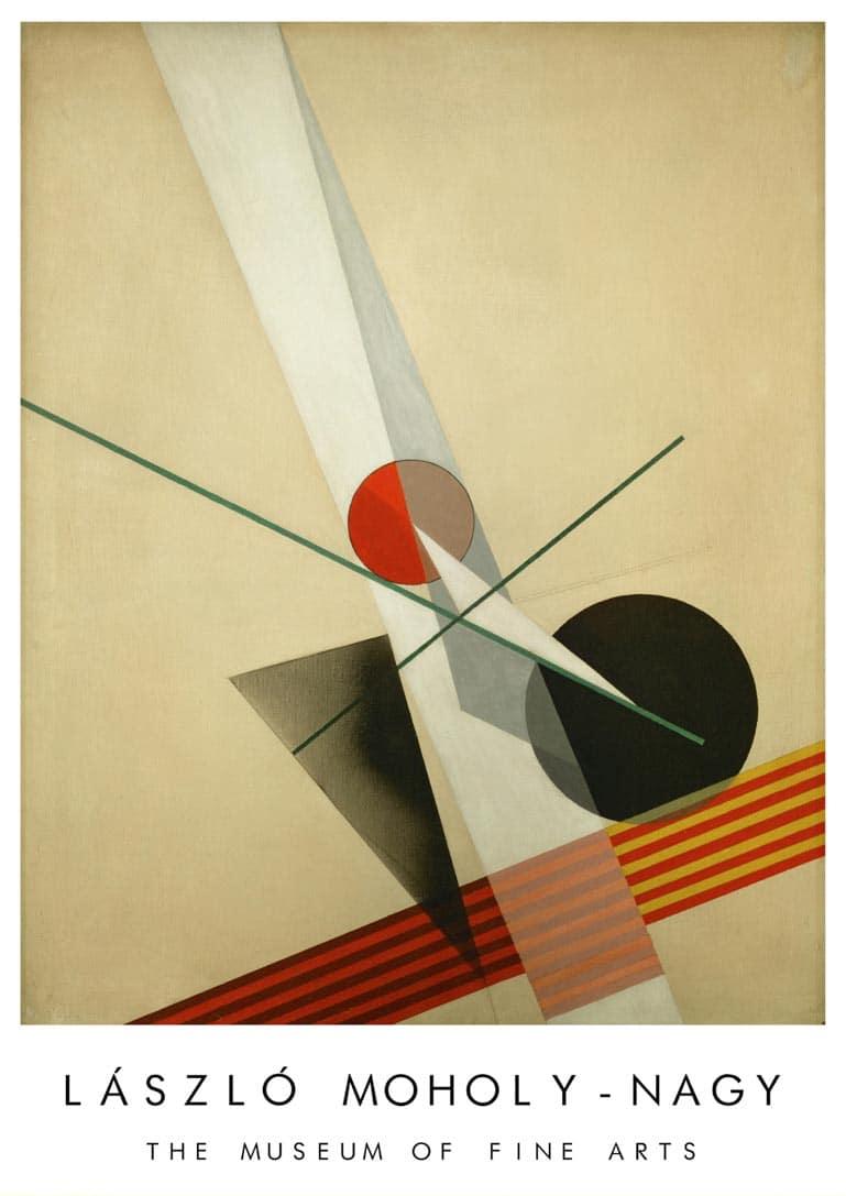 Laszlo Moholy-Nagy Kunstplakat