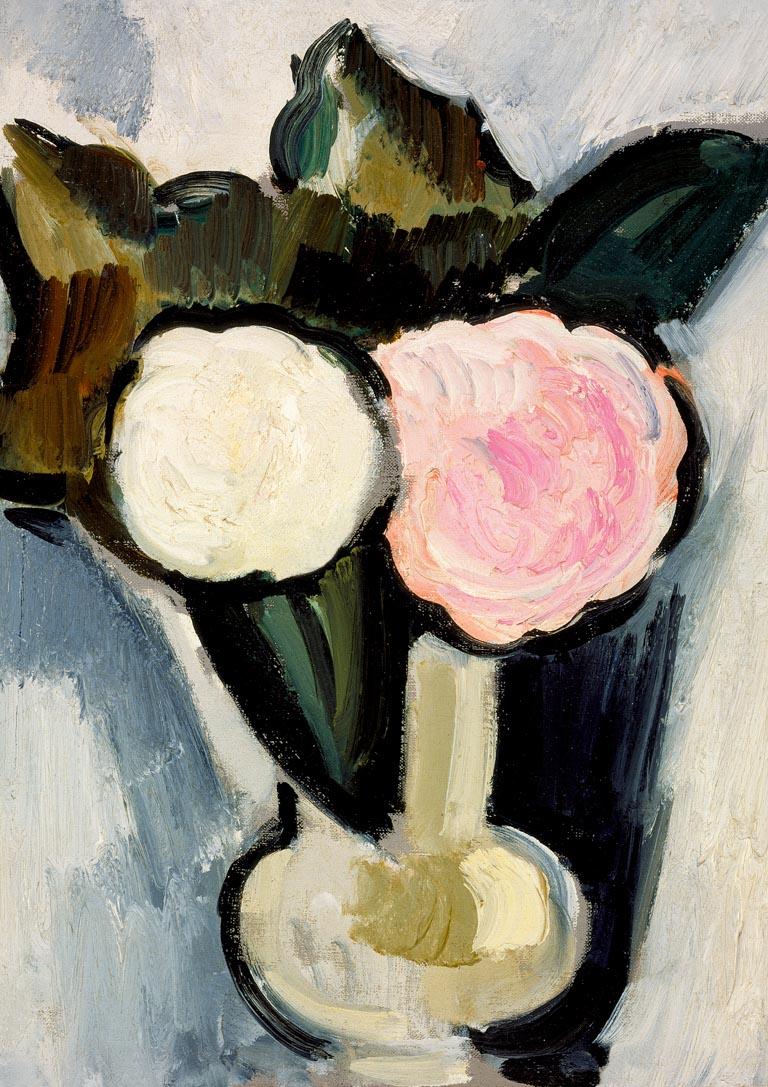 Blomster i vase af Marsden Hartley plakat