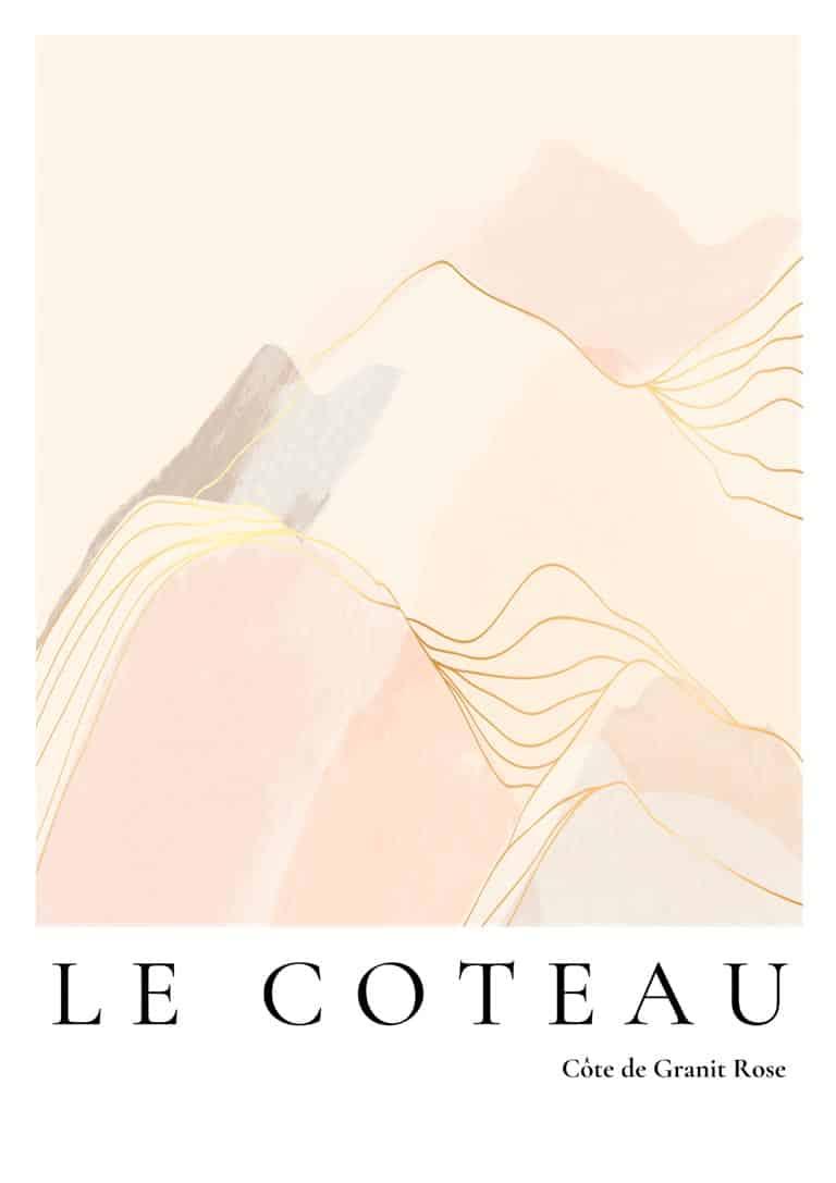 Cote de Granit Rose - Plakat Kunsttryk