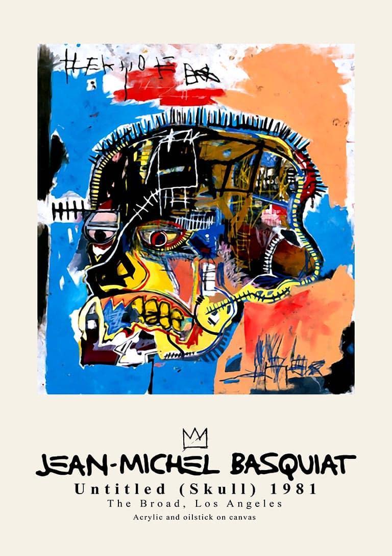 Kranium - Jean Michel Basquiat Kunstværk