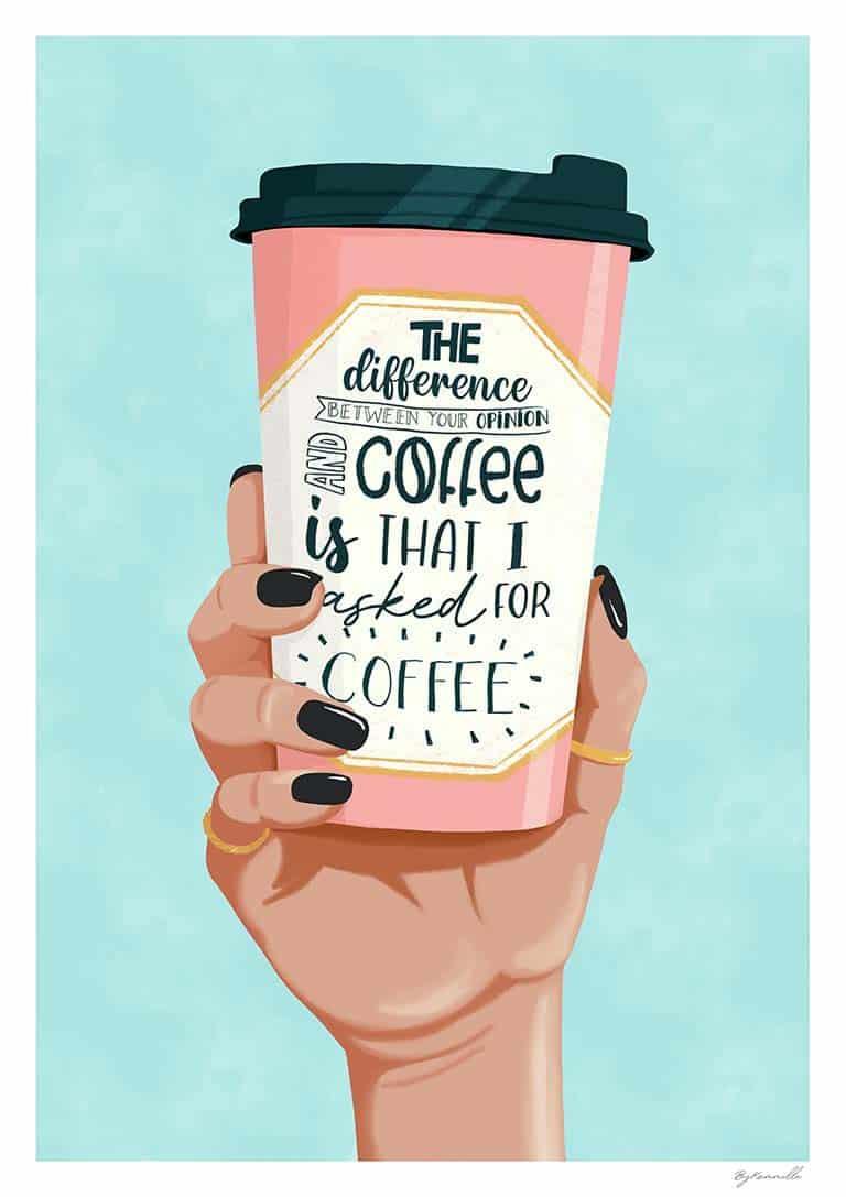 Kaffebønner - Asked For Coffee af ByKammille