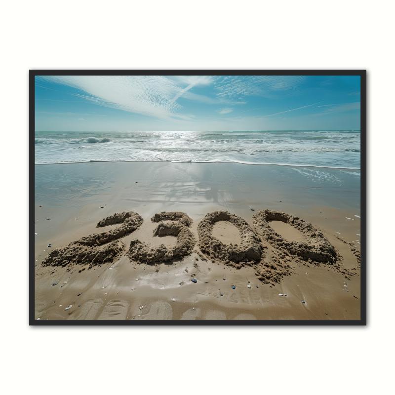 Postnummer plakat med 2300 numre A4 21 x 29,7 cm