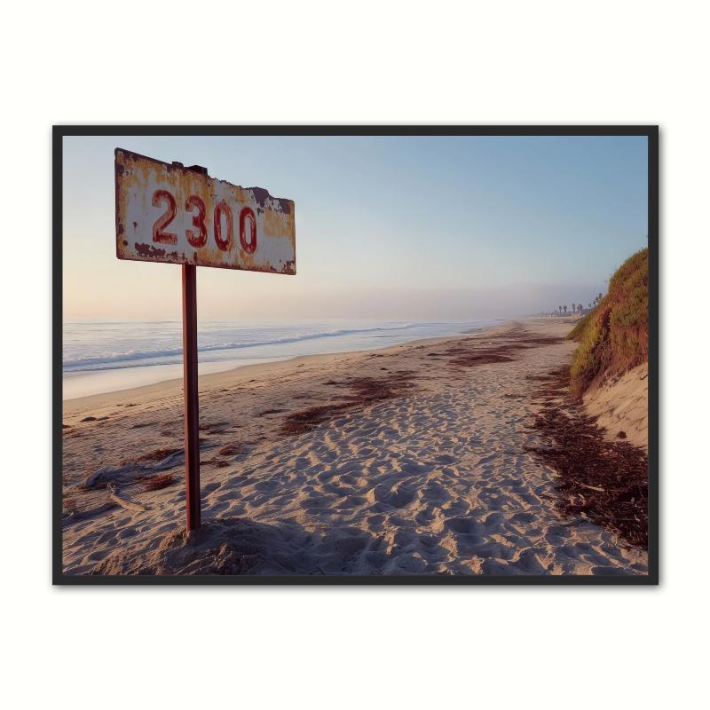 Posters med 2300 postnumre A4 21 x 29,7 cm