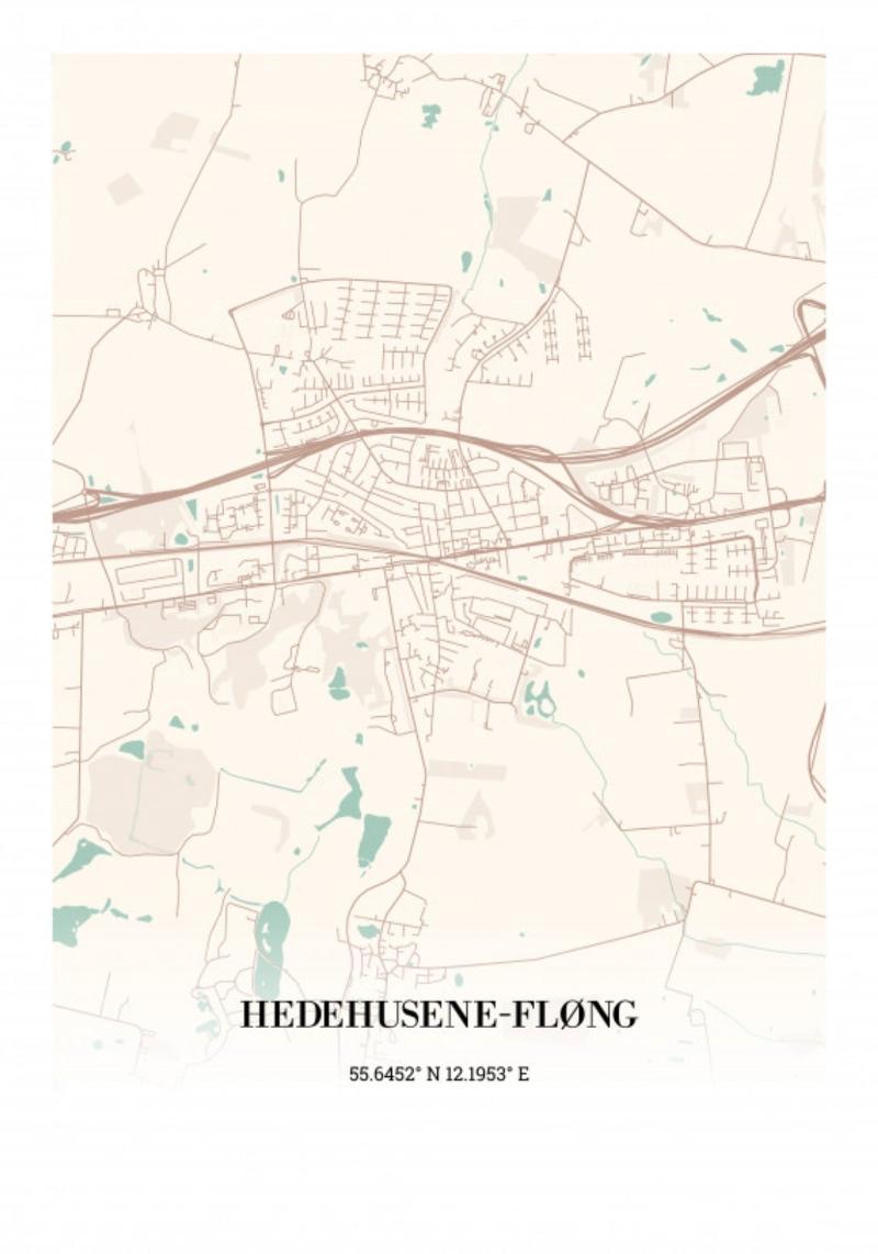 Hedehusene-Fløng 21x30 cm A4 Papir