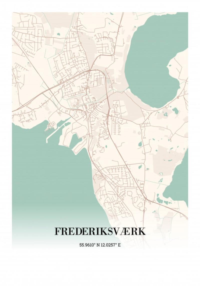 Frederiksværk 21x30 cm (A4) Papirblok