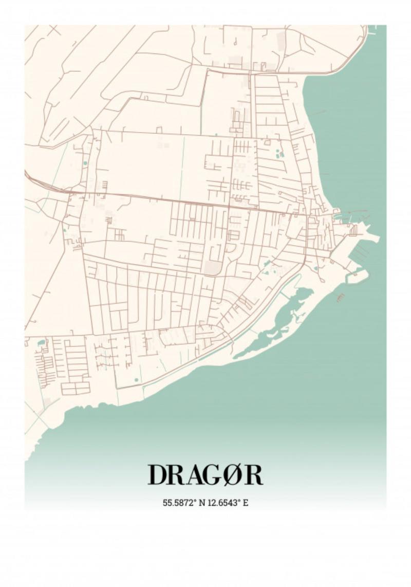 Dragør 21x30 cm (A4) papirskabelon