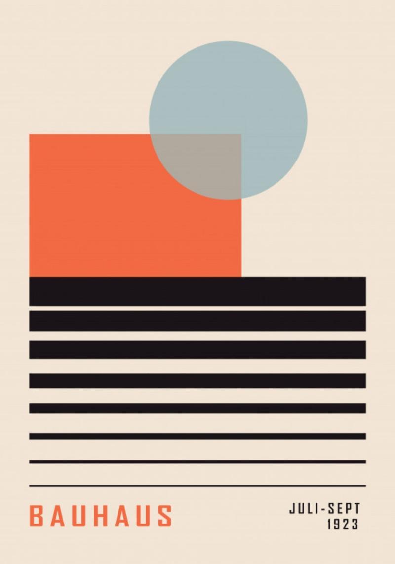 Bauhaus no 2 Plakat 21x30 cm (A4)