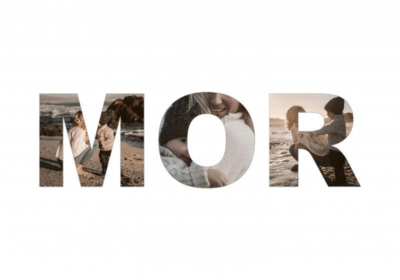 Mor plakat A4 21x30 cm - Liggende design