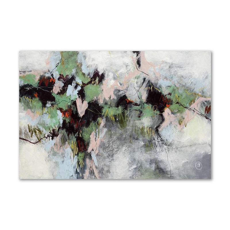Maleri - Spring Vibration - 80x120 cm - Uden Ramme