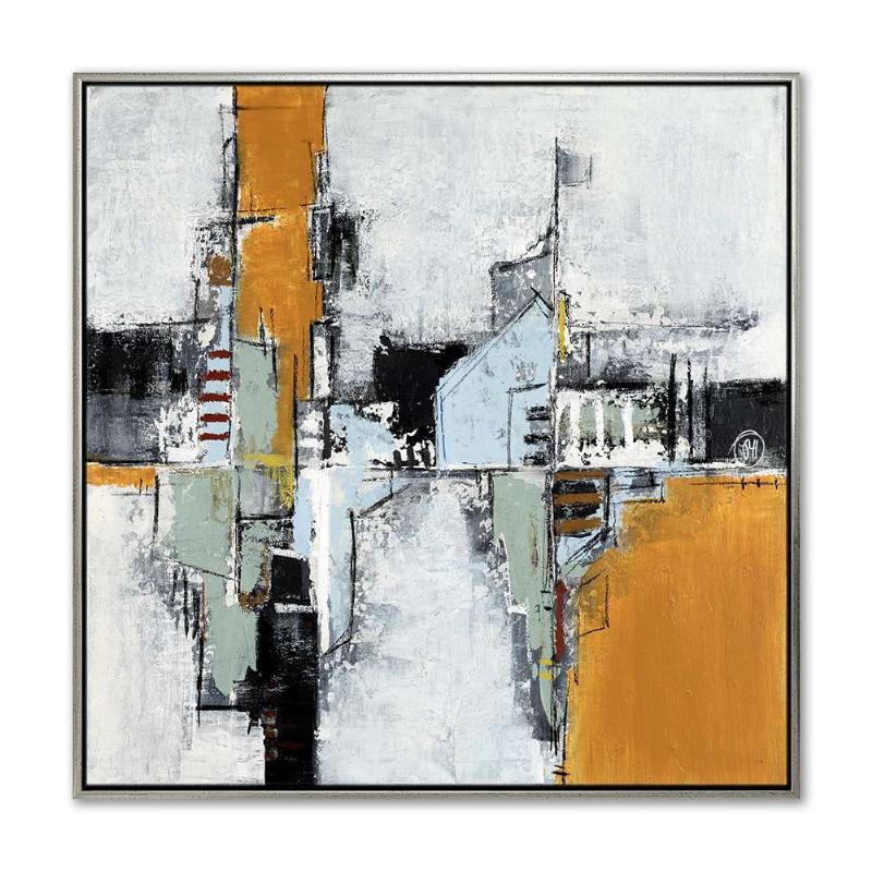 Maleri - Studio Holte - Efterårselementer II - 120x120 cm
