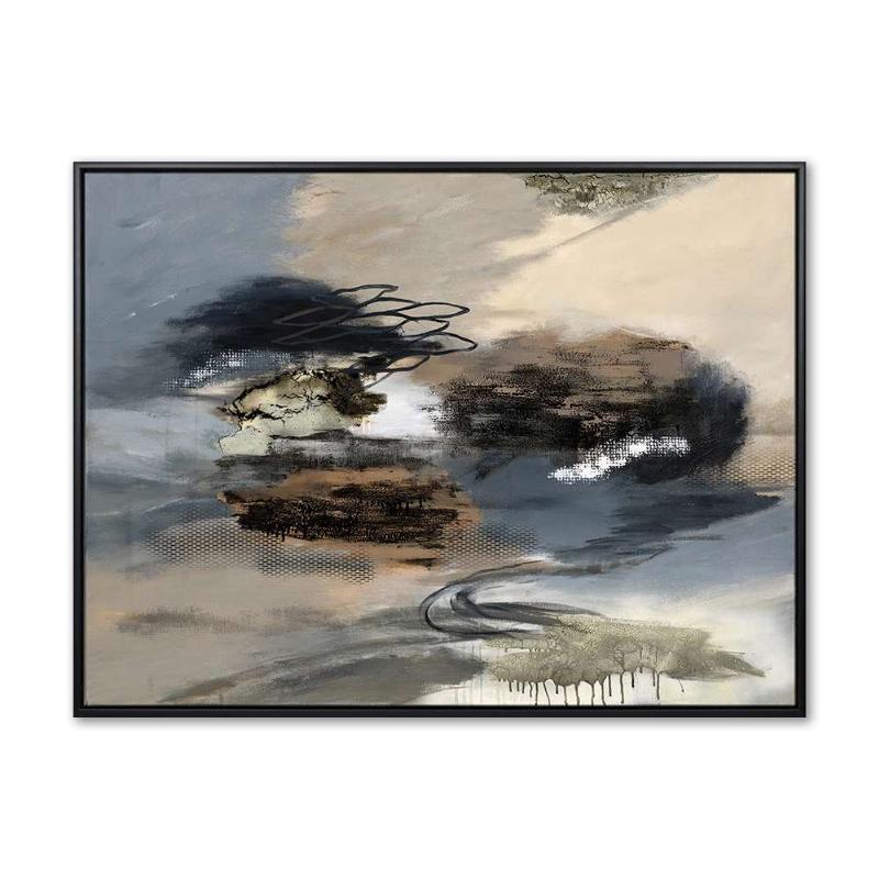 Maleri af Kirsten Bank Iversen - Mikonos 90x120 cm