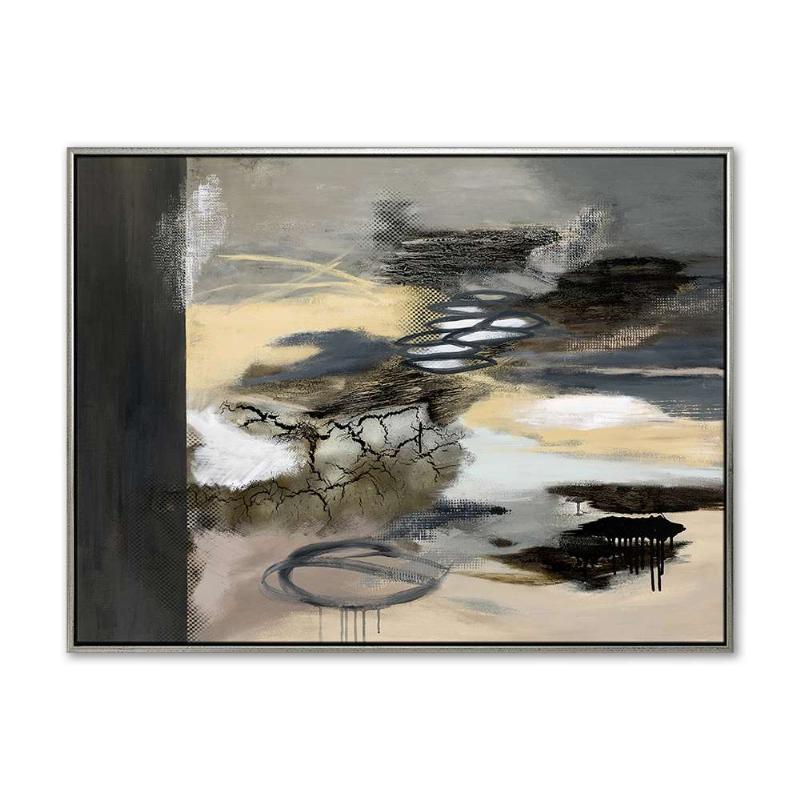 Maleri af Kirsten Bank Iversen - Naxos 90x120 cm