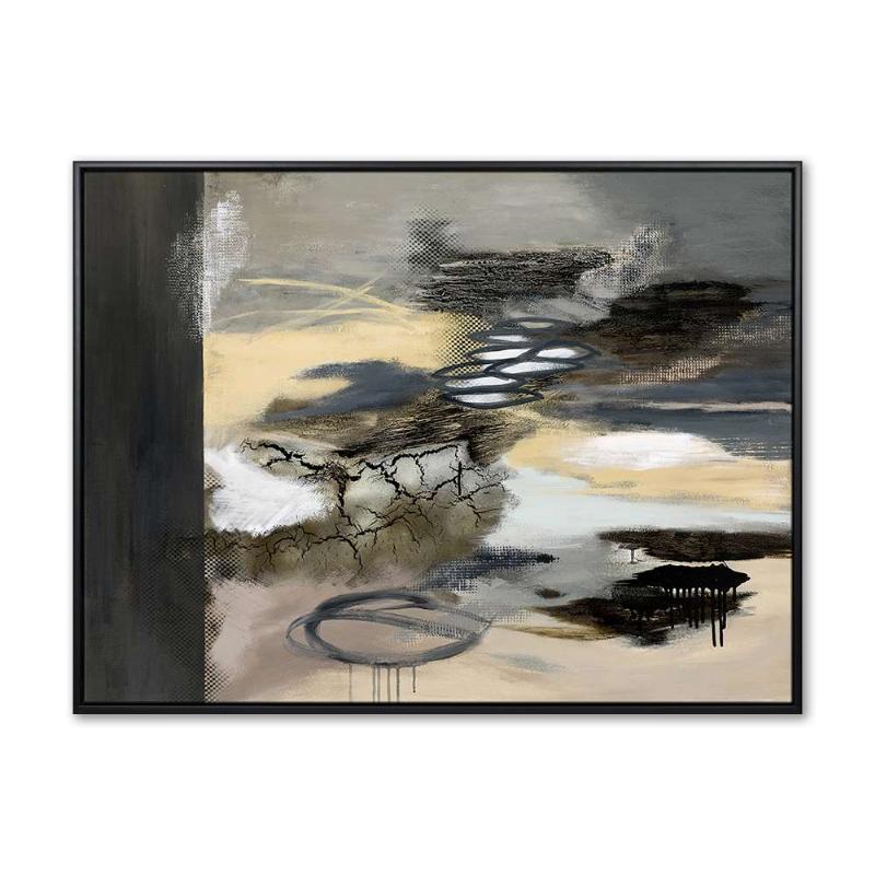 Maleri af Kirsten Bank Iversen - Naxos 90x120 cm