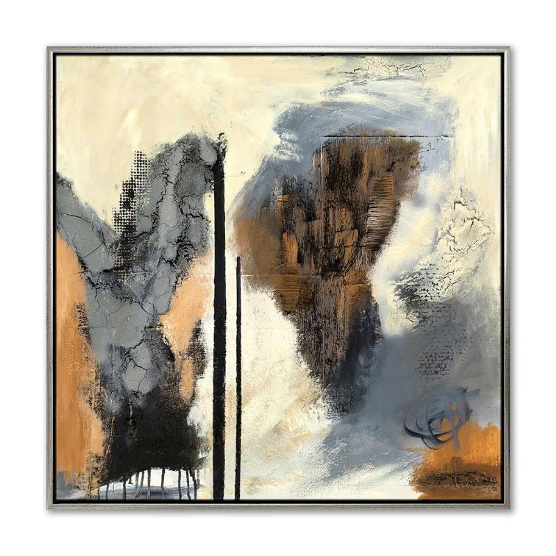 Maleri af Kirsten Bank Iversen - Sifnos 80x80 cm