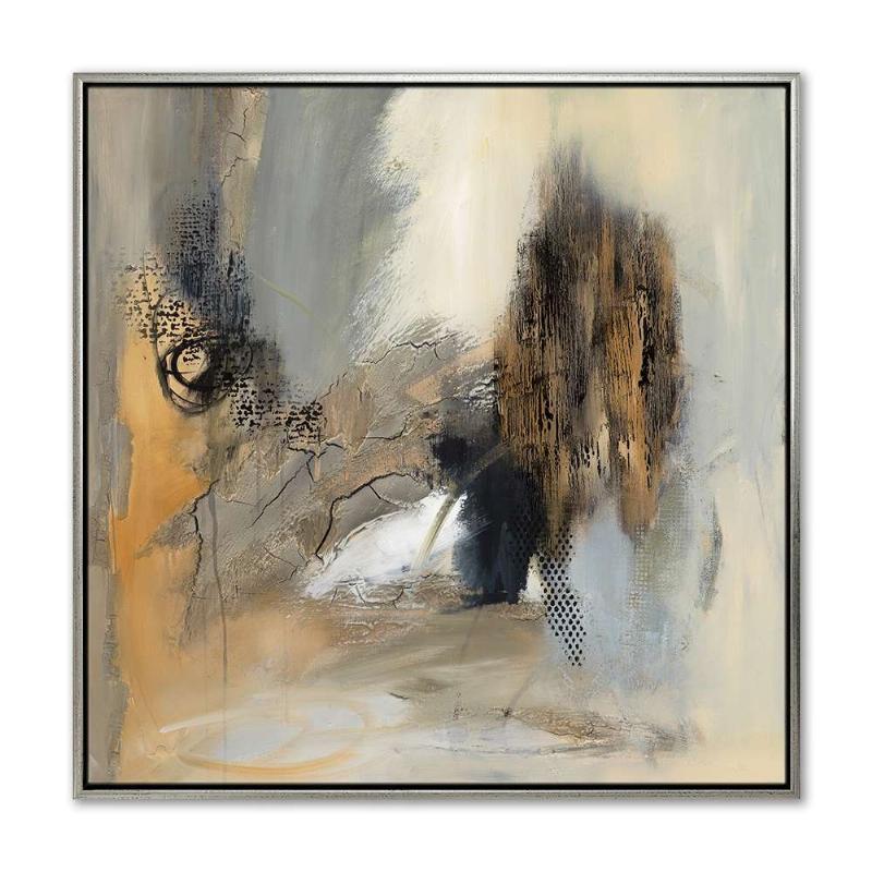 Kunstværk af Kirsten Bank Iversen - Siros 120x120 cm