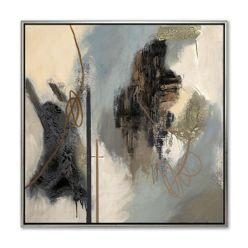 Maleri af Kirsten Bank Iversen - Tinos 80x80 cm