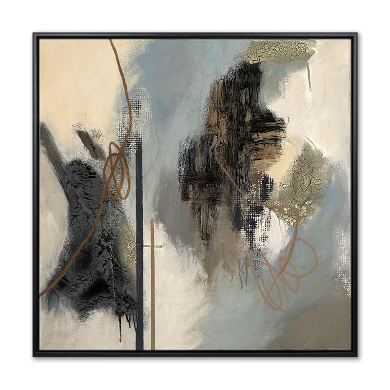 Maleri af Kirsten Bank Iversen - Tinos 80x80 cm