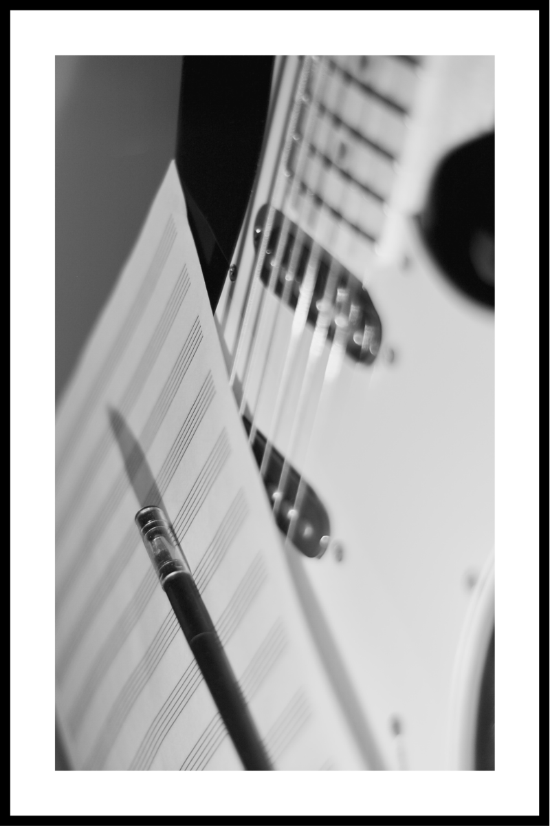 Musikplakat - 30x40 cm