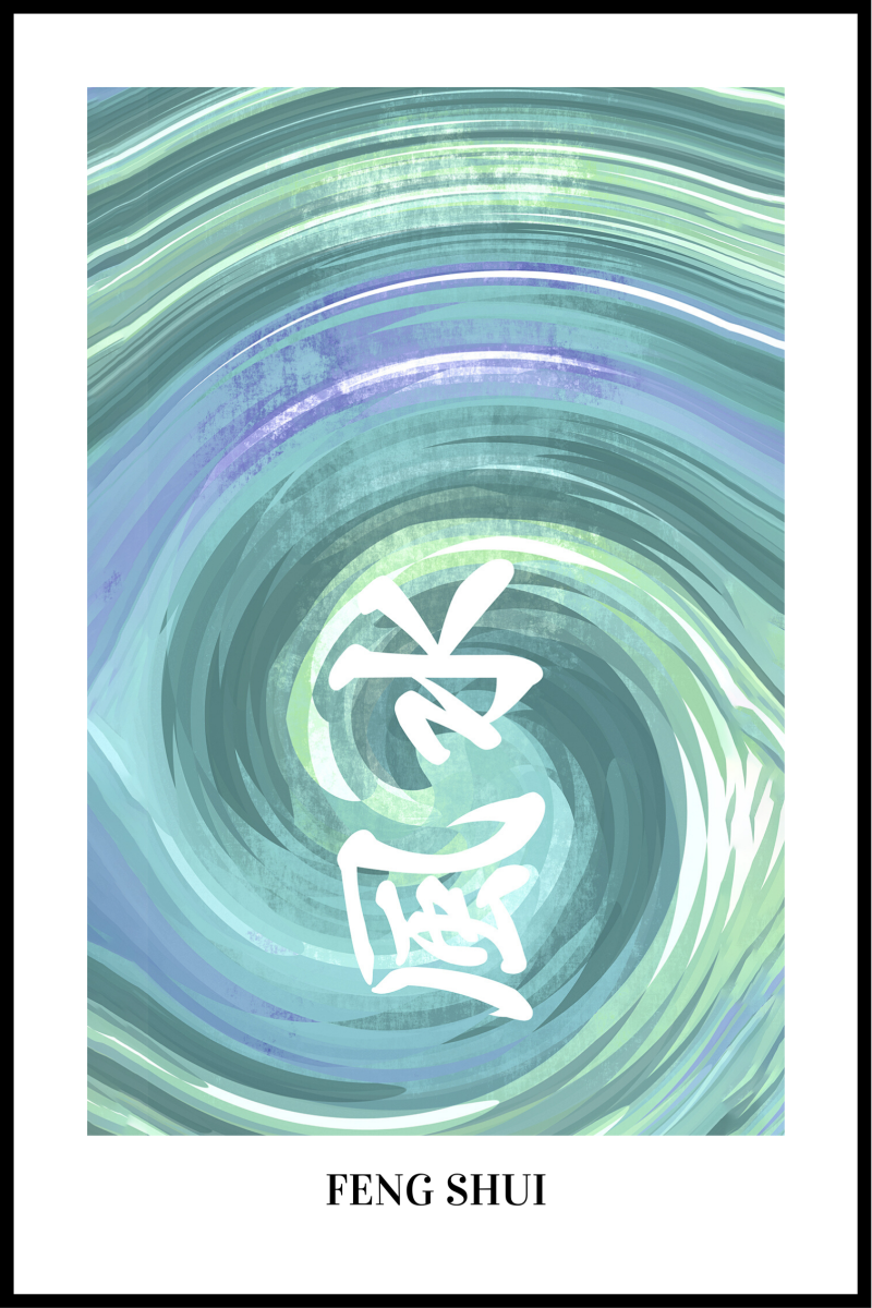 Feng Shui Plakat - 30x40 cm Dekoration