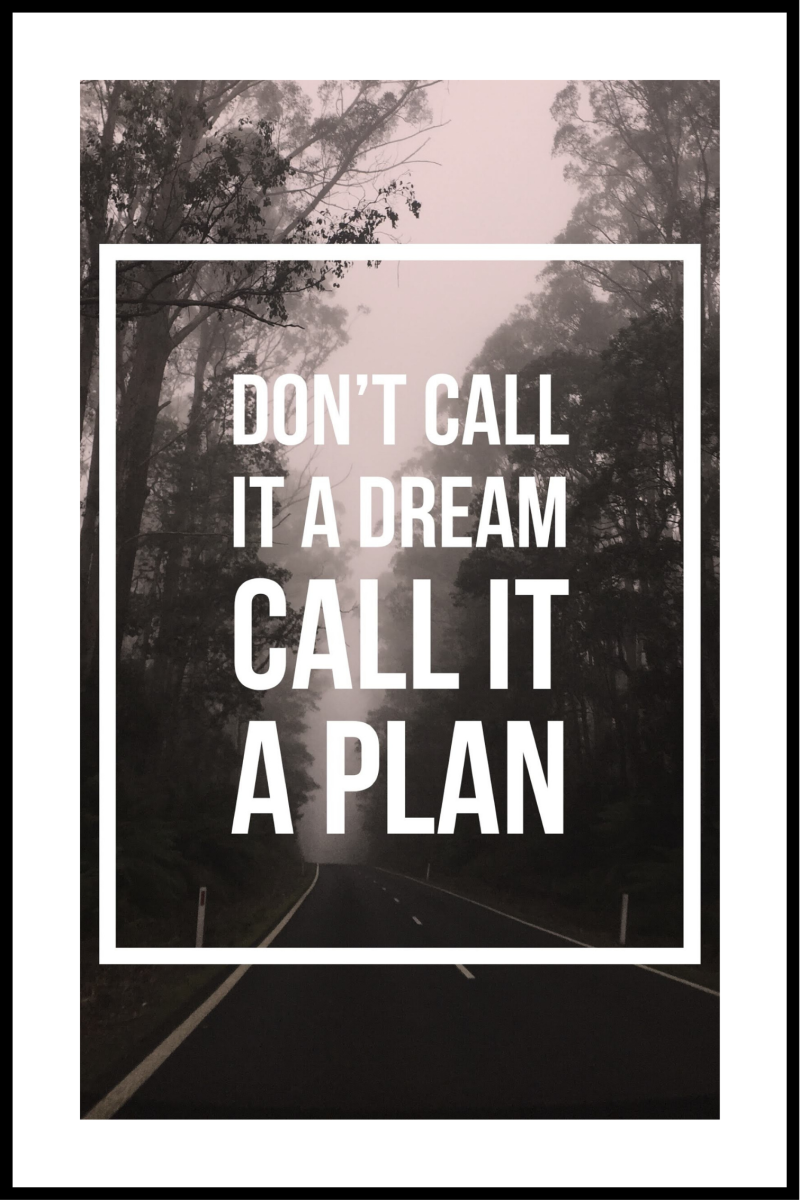 "Don't Call It a Dream Plakat - 30x40 cm"