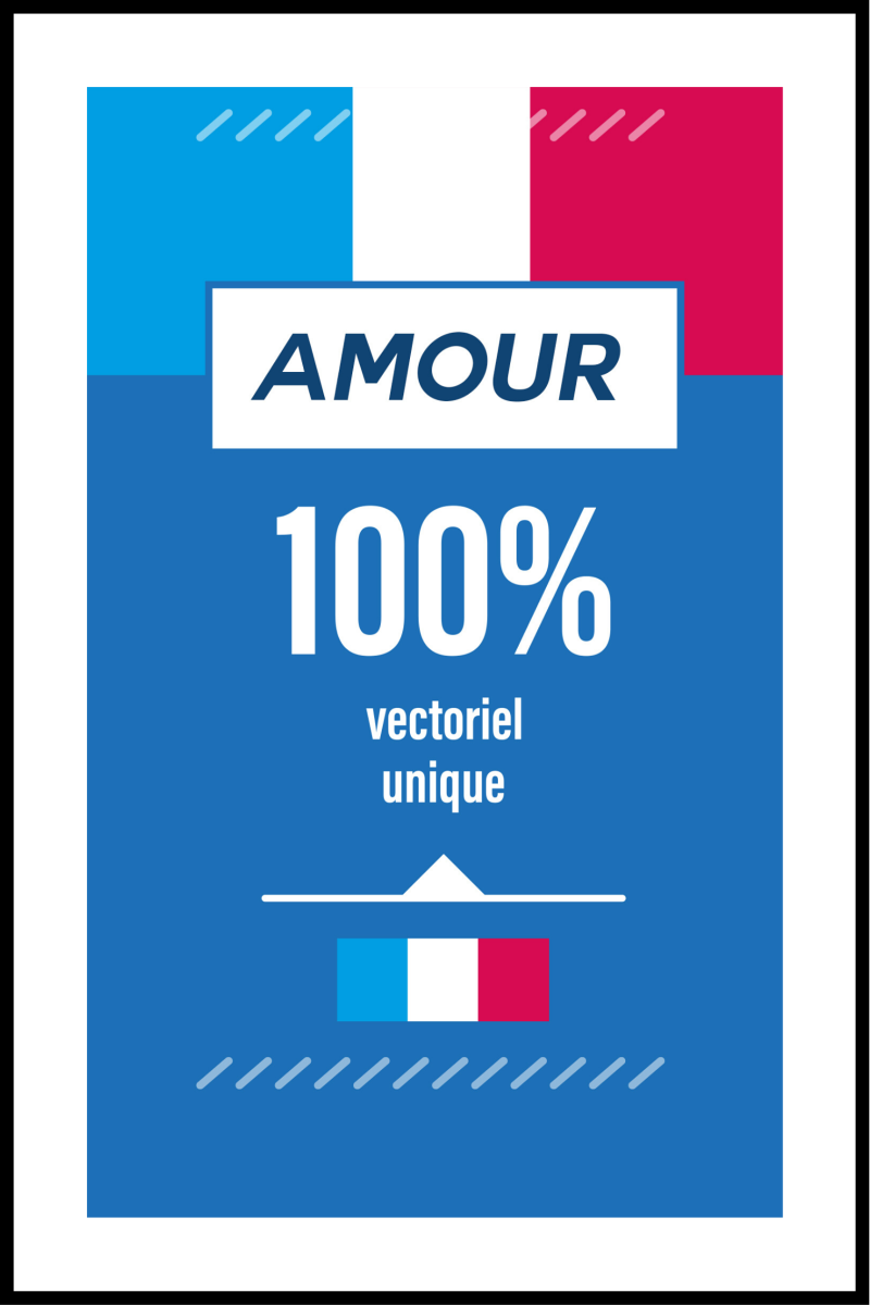 Amour plakat - 30x40 cm