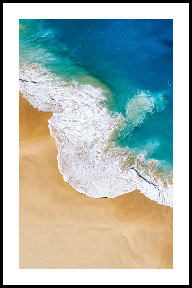 Strandkant plakat - 30x40 cm