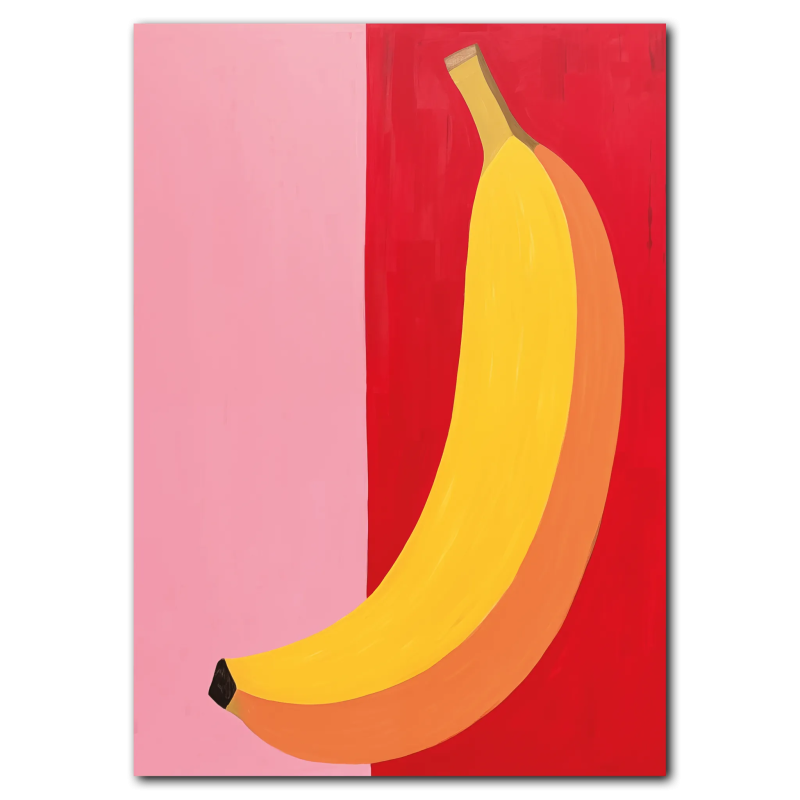 Banana In Focus Plakat 21x30 cm (A4) - Uden ramme
