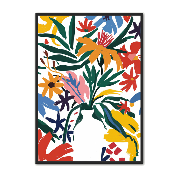 Blomsterplakat 119 - Smuk Vægdekoration