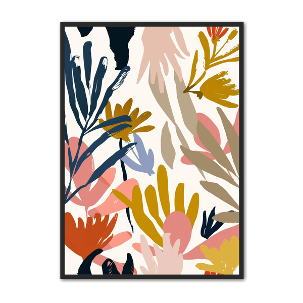 Blomsterplakat 120 x 90 cm