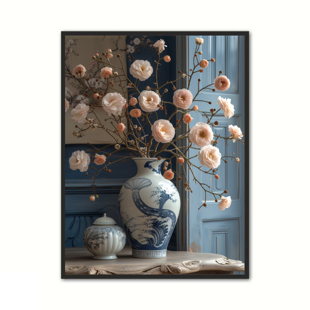 Blomsterplakat A4 - Naturmotiv 21 x 29,7 cm