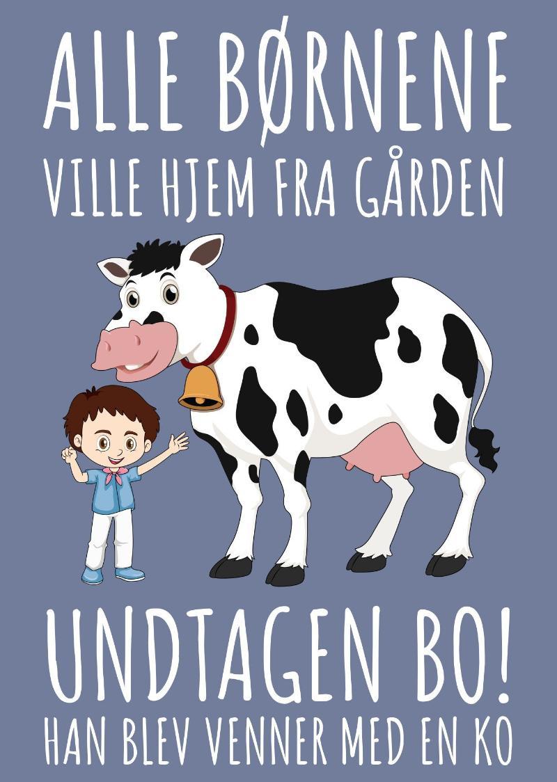 Alle Børnene - Ko Bo 21x30 cm Plakat