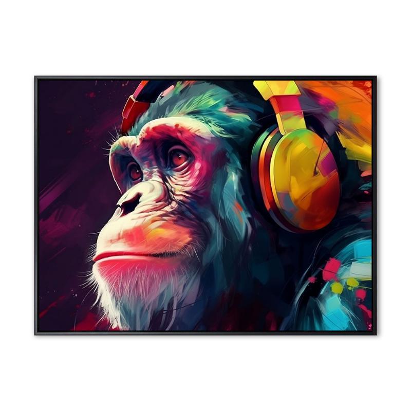DJ Chimp 02 - Sort svæveramme 90x120 cm