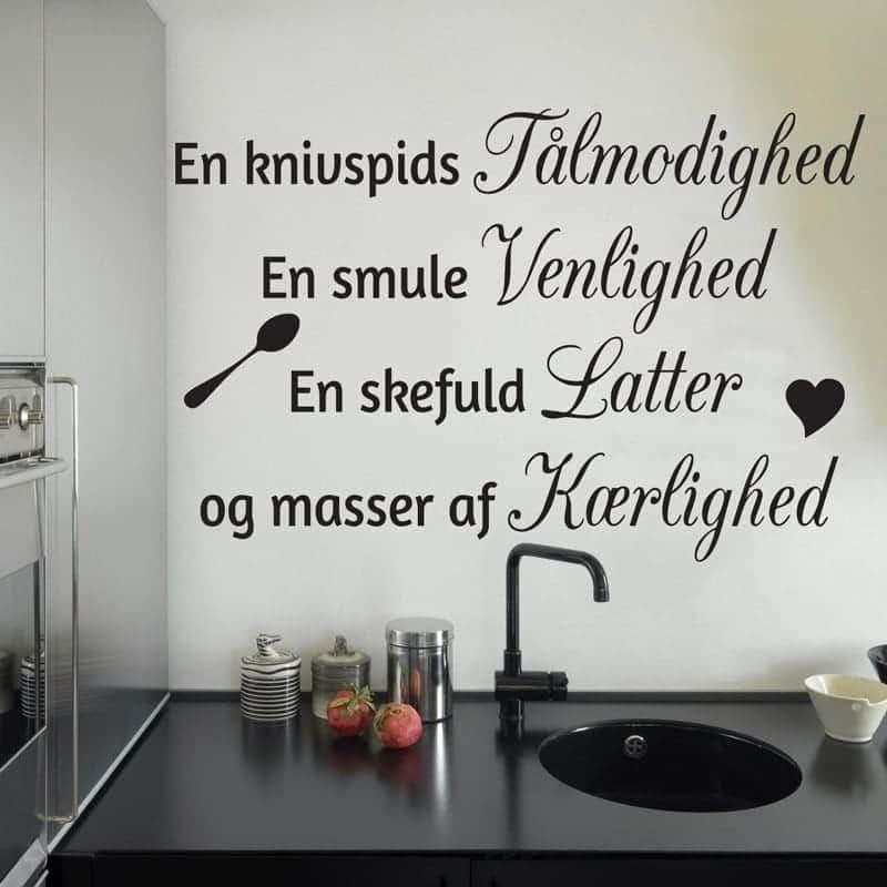 Tålmodighed Knivspids - Væggdekoration