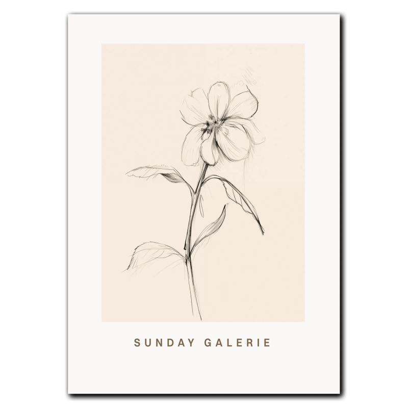Galerie Sunday Plakat 21x30 cm (A4) Uden ramme