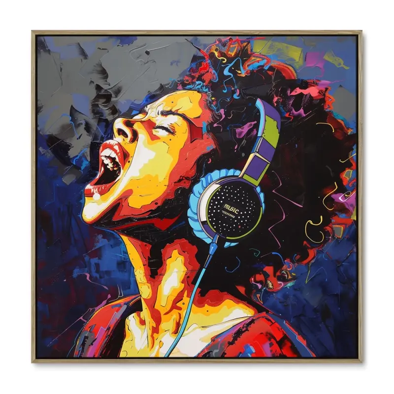 Musikliv – 80x80 cm Ege ramme