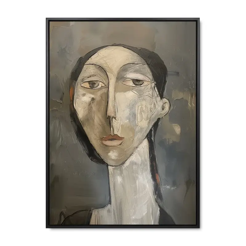 Elegant Aloof - 70x100 cm - Sort ramme