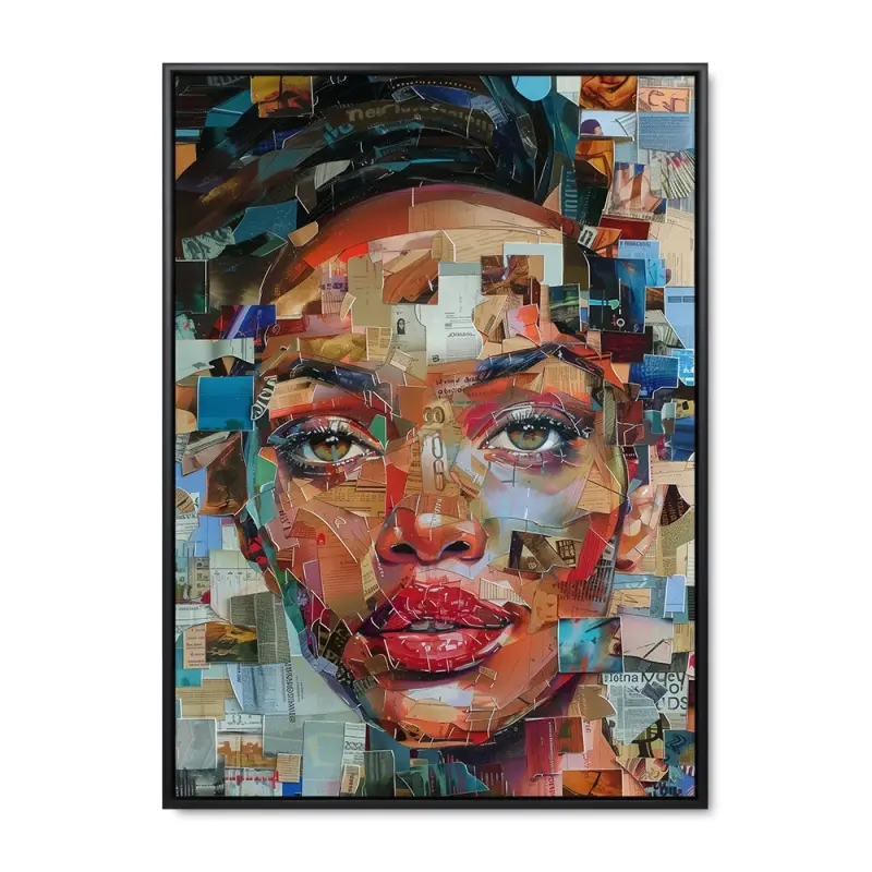 Kunstnerisk Udsigt - 60x80 cm - Sort Ramme