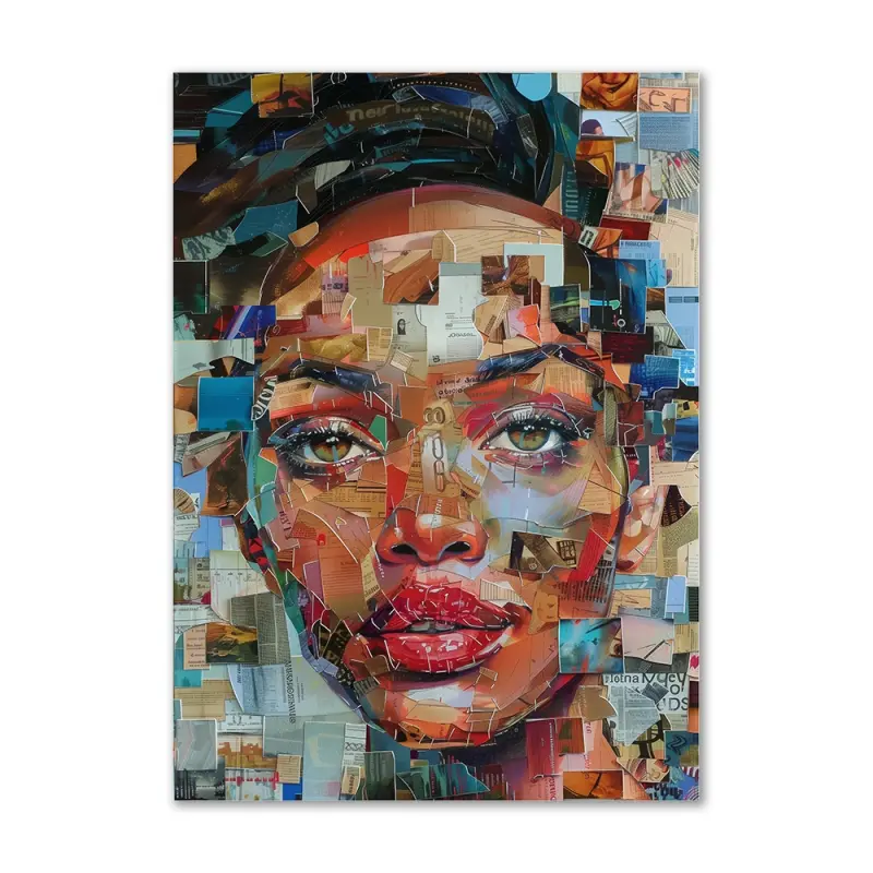 Kunstnerisk Værk - 60x80 cm - Ingen Ramme