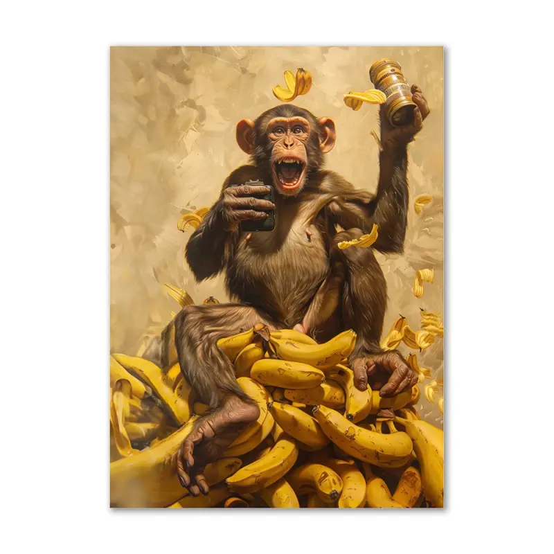 Banan Bonanza - 90x120 cm Plakat
