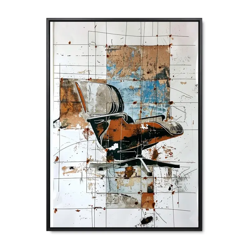 Kropsplatform - 100x140 cm - Sort ramme