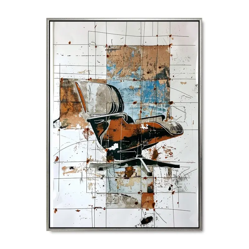 Kropsplatform - 90x120 cm - Sølvramme