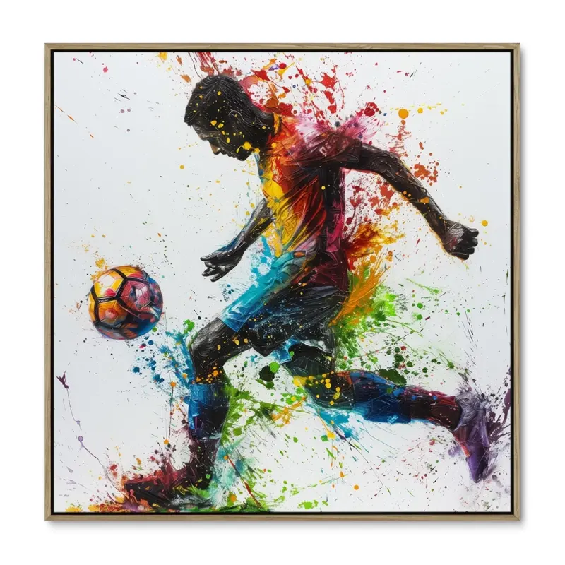 Jagter Ære - 80x80 cm - Ege Træramme