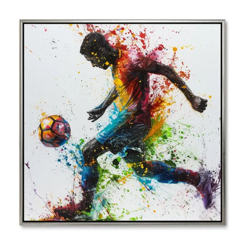 Jagter Ære - 100x100 cm - Sølvramme