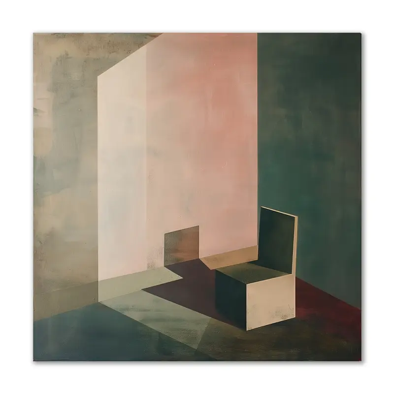 Kubistisk Komfort – 100x100 cm. – Ingen