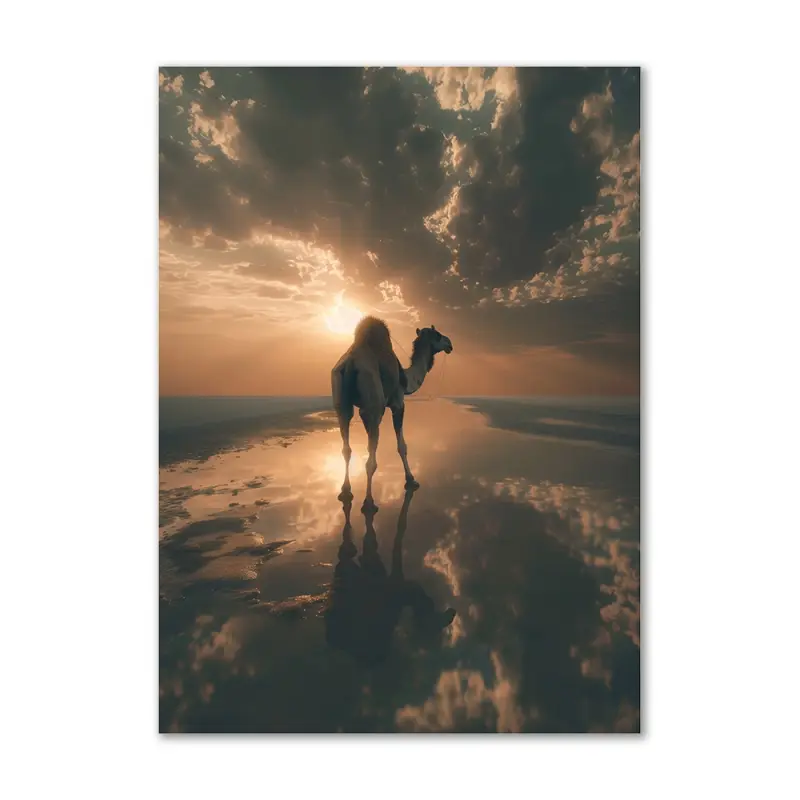 Ørkenrefleksioner – 100x140 cm – Ingen