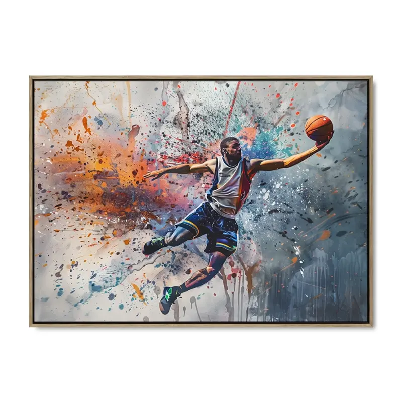 Dunk Coming Up – Ege ramme 70x100 cm.