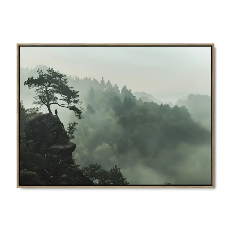 Uendelige Horisonter – 100x140 cm – Ege ramme