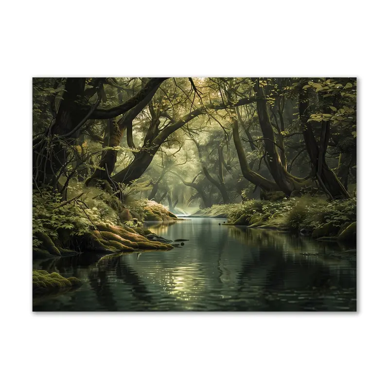 Skovharmoni – 60x80 cm. – Uden ramme