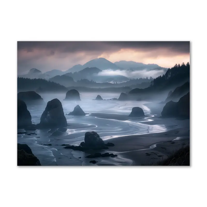 Froggy klippeparadis – 70x100 cm. – Ingen