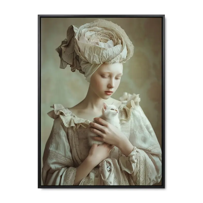 Fra mark til mode – 100x140 cm – Sort ramme